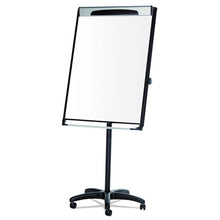 Load image into Gallery viewer, MasterVision® wholesale. Platinum Mobile Easel, White, 29 X 41, Black Frame. HSD Wholesale: Janitorial Supplies, Breakroom Supplies, Office Supplies.