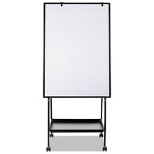 Load image into Gallery viewer, MasterVision® wholesale. Creation Station Dry Erase Board, 29 1-2 X 74 7-8, Black Frame. HSD Wholesale: Janitorial Supplies, Breakroom Supplies, Office Supplies.