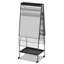 Load image into Gallery viewer, MasterVision® wholesale. Creation Station Dry Erase Board, 29 1-2 X 74 7-8, Black Frame. HSD Wholesale: Janitorial Supplies, Breakroom Supplies, Office Supplies.