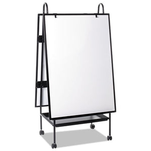 MasterVision® wholesale. Creation Station Dry Erase Board, 29 1-2 X 74 7-8, Black Frame. HSD Wholesale: Janitorial Supplies, Breakroom Supplies, Office Supplies.