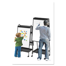 Load image into Gallery viewer, MasterVision® wholesale. Creation Station Dry Erase Board, 29 1-2 X 74 7-8, Black Frame. HSD Wholesale: Janitorial Supplies, Breakroom Supplies, Office Supplies.