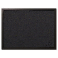 MasterVision® wholesale. Designer Fabric Bulletin Board, 24 X 18, Black Fabric-black Frame. HSD Wholesale: Janitorial Supplies, Breakroom Supplies, Office Supplies.