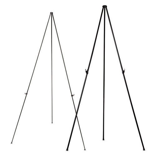 MasterVision® wholesale. Instant Easel, 61 1-2", Black, Steel, Lightweight. HSD Wholesale: Janitorial Supplies, Breakroom Supplies, Office Supplies.