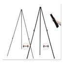 MasterVision® wholesale. Instant Easel, 61 1-2", Black, Steel, Lightweight. HSD Wholesale: Janitorial Supplies, Breakroom Supplies, Office Supplies.