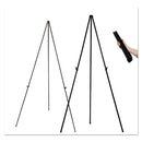 MasterVision® wholesale. Instant Easel, 61 1-2", Black, Steel, Lightweight. HSD Wholesale: Janitorial Supplies, Breakroom Supplies, Office Supplies.
