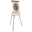 MasterVision® wholesale. Telescoping Tripod Display Easel, Adjusts 38" To 69" High, Metal, Black. HSD Wholesale: Janitorial Supplies, Breakroom Supplies, Office Supplies.