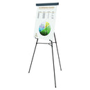 MasterVision® wholesale. Telescoping Tripod Display Easel, Adjusts 38" To 69" High, Metal, Black. HSD Wholesale: Janitorial Supplies, Breakroom Supplies, Office Supplies.