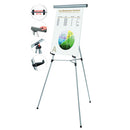 MasterVision® wholesale. Telescoping Tripod Display Easel, Adjusts 38" To 69" High, Metal, Silver. HSD Wholesale: Janitorial Supplies, Breakroom Supplies, Office Supplies.