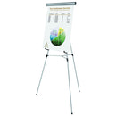 MasterVision® wholesale. Telescoping Tripod Display Easel, Adjusts 38" To 69" High, Metal, Silver. HSD Wholesale: Janitorial Supplies, Breakroom Supplies, Office Supplies.