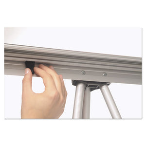 MasterVision® wholesale. Telescoping Tripod Display Easel, Adjusts 38" To 69" High, Metal, Silver. HSD Wholesale: Janitorial Supplies, Breakroom Supplies, Office Supplies.