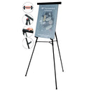 MasterVision® wholesale. Telescoping Tripod Display Easel, Adjusts 35" To 64" High, Metal, Black. HSD Wholesale: Janitorial Supplies, Breakroom Supplies, Office Supplies.