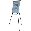 MasterVision® wholesale. Telescoping Tripod Display Easel, Adjusts 35" To 64" High, Metal, Black. HSD Wholesale: Janitorial Supplies, Breakroom Supplies, Office Supplies.