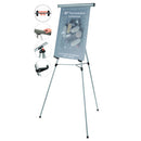 MasterVision® wholesale. Telescoping Tripod Display Easel, Adjusts 35" To 64" High, Metal, Silver. HSD Wholesale: Janitorial Supplies, Breakroom Supplies, Office Supplies.