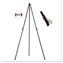 MasterVision® wholesale. Instant Easel, 61 1-2", Black, Steel, Heavy-duty. HSD Wholesale: Janitorial Supplies, Breakroom Supplies, Office Supplies.