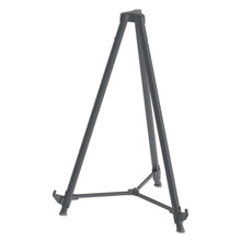 Load image into Gallery viewer, MasterVision® wholesale. Quantum Heavy Duty Display Easel, 35.62&quot; - 61.22&quot;h, Plastic, Black. HSD Wholesale: Janitorial Supplies, Breakroom Supplies, Office Supplies.