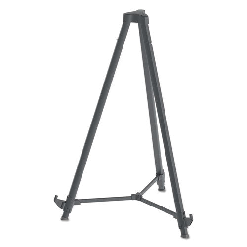 MasterVision® wholesale. Quantum Heavy Duty Display Easel, 35.62" - 61.22"h, Plastic, Black. HSD Wholesale: Janitorial Supplies, Breakroom Supplies, Office Supplies.