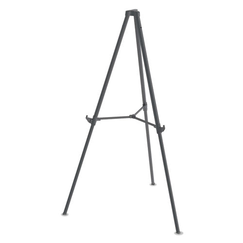 MasterVision® wholesale. Quantum Heavy Duty Display Easel, 35.62" - 61.22"h, Plastic, Black. HSD Wholesale: Janitorial Supplies, Breakroom Supplies, Office Supplies.