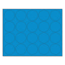 MasterVision® wholesale. Interchangeable Magnetic Board Accessories, Circles, Blue, 3-4", 20-pack. HSD Wholesale: Janitorial Supplies, Breakroom Supplies, Office Supplies.