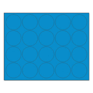 MasterVision® wholesale. Interchangeable Magnetic Board Accessories, Circles, Blue, 3-4", 20-pack. HSD Wholesale: Janitorial Supplies, Breakroom Supplies, Office Supplies.