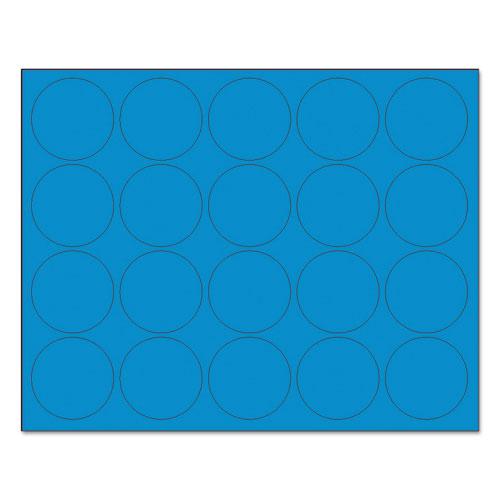 MasterVision® wholesale. Interchangeable Magnetic Board Accessories, Circles, Blue, 3-4