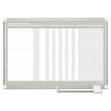 Load image into Gallery viewer, MasterVision® wholesale. In-out Magnetic Dry Erase Board, 36x24, Silver Frame. HSD Wholesale: Janitorial Supplies, Breakroom Supplies, Office Supplies.