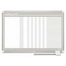 MasterVision® wholesale. In-out Magnetic Dry Erase Board, 36x24, Silver Frame. HSD Wholesale: Janitorial Supplies, Breakroom Supplies, Office Supplies.