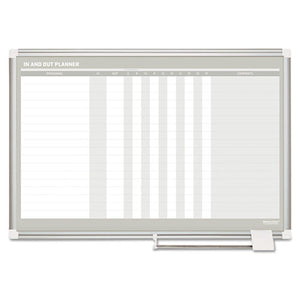 MasterVision® wholesale. In-out Magnetic Dry Erase Board, 36x24, Silver Frame. HSD Wholesale: Janitorial Supplies, Breakroom Supplies, Office Supplies.