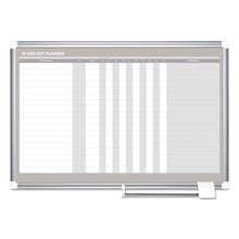 Load image into Gallery viewer, MasterVision® wholesale. In-out Magnetic Dry Erase Board, 36x24, Silver Frame. HSD Wholesale: Janitorial Supplies, Breakroom Supplies, Office Supplies.