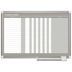 MasterVision® wholesale. In-out Magnetic Dry Erase Board, 36x24, Silver Frame. HSD Wholesale: Janitorial Supplies, Breakroom Supplies, Office Supplies.