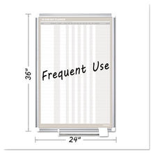 Load image into Gallery viewer, MasterVision® wholesale. In-out Magnetic Dry Erase Board, 24x36, Silver Frame. HSD Wholesale: Janitorial Supplies, Breakroom Supplies, Office Supplies.