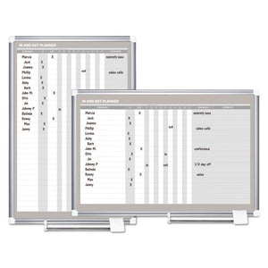 MasterVision® wholesale. In-out Magnetic Dry Erase Board, 24x36, Silver Frame. HSD Wholesale: Janitorial Supplies, Breakroom Supplies, Office Supplies.