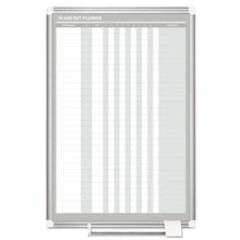 Load image into Gallery viewer, MasterVision® wholesale. In-out Magnetic Dry Erase Board, 24x36, Silver Frame. HSD Wholesale: Janitorial Supplies, Breakroom Supplies, Office Supplies.