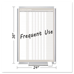 MasterVision® wholesale. In-out Magnetic Dry Erase Board, 24x36, Silver Frame. HSD Wholesale: Janitorial Supplies, Breakroom Supplies, Office Supplies.