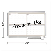 Load image into Gallery viewer, MasterVision® wholesale. 4 Month Planner, 36x24, Aluminum Frame. HSD Wholesale: Janitorial Supplies, Breakroom Supplies, Office Supplies.