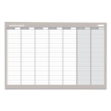 Load image into Gallery viewer, MasterVision® wholesale. Weekly Planner, 36x24, Aluminum Frame. HSD Wholesale: Janitorial Supplies, Breakroom Supplies, Office Supplies.