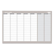 MasterVision® wholesale. Weekly Planner, 36x24, Aluminum Frame. HSD Wholesale: Janitorial Supplies, Breakroom Supplies, Office Supplies.