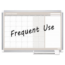 Load image into Gallery viewer, MasterVision® wholesale. Monthly Planner, 36x24, Silver Frame. HSD Wholesale: Janitorial Supplies, Breakroom Supplies, Office Supplies.