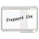 MasterVision® wholesale. Monthly Planner, 36x24, Silver Frame. HSD Wholesale: Janitorial Supplies, Breakroom Supplies, Office Supplies.