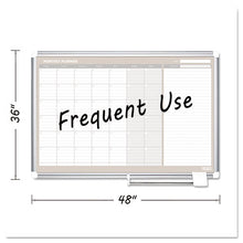 Load image into Gallery viewer, MasterVision® wholesale. 4 Month Planner, 48x36, White-silver. HSD Wholesale: Janitorial Supplies, Breakroom Supplies, Office Supplies.