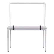 MasterVision® wholesale. Protector Series Glass Aluminum Desktop Divider, 35.4 X 0.16 X 23.6, Clear. HSD Wholesale: Janitorial Supplies, Breakroom Supplies, Office Supplies.