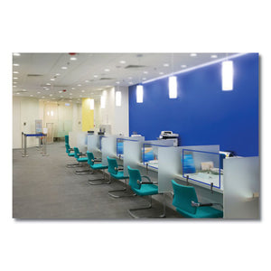 MasterVision® wholesale. Protector Series Glass Aluminum Desktop Divider, 47.2 X 0.16 X 35.4, Clear. HSD Wholesale: Janitorial Supplies, Breakroom Supplies, Office Supplies.