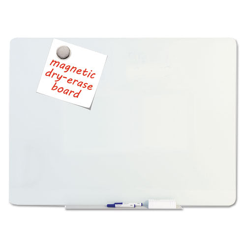 MasterVision® wholesale. Magnetic Glass Dry Erase Board, Opaque White, 60 X 48. HSD Wholesale: Janitorial Supplies, Breakroom Supplies, Office Supplies.