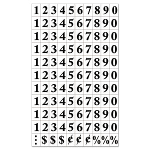 MasterVision® wholesale. Interchangeable Magnetic Board Accessories, Numbers, Black, 3-4"h. HSD Wholesale: Janitorial Supplies, Breakroom Supplies, Office Supplies.