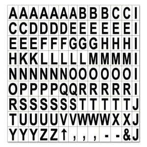 MasterVision® wholesale. Interchangeable Magnetic Board Accessories, Letters, Black, 3-4"h. HSD Wholesale: Janitorial Supplies, Breakroom Supplies, Office Supplies.