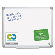 Load image into Gallery viewer, MasterVision® wholesale. Earth Easy-clean Dry Erase Board, White-silver, 24x36. HSD Wholesale: Janitorial Supplies, Breakroom Supplies, Office Supplies.