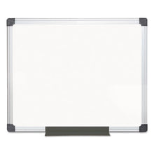 Load image into Gallery viewer, MasterVision® wholesale. Value Melamine Dry Erase Board, 24 X 36, White, Aluminum Frame. HSD Wholesale: Janitorial Supplies, Breakroom Supplies, Office Supplies.