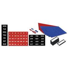 Load image into Gallery viewer, MasterVision® wholesale. Grid Planning Board W- Accessories, 1 X 2 Grid, 36 X 24, White-silver. HSD Wholesale: Janitorial Supplies, Breakroom Supplies, Office Supplies.