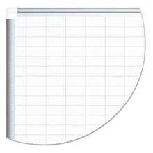 Load image into Gallery viewer, MasterVision® wholesale. Grid Planning Board W- Accessories, 1 X 2 Grid, 36 X 24, White-silver. HSD Wholesale: Janitorial Supplies, Breakroom Supplies, Office Supplies.