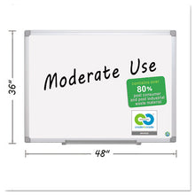 Load image into Gallery viewer, MasterVision® wholesale. Earth Easy-clean Dry Erase Board, White-silver, 36x48. HSD Wholesale: Janitorial Supplies, Breakroom Supplies, Office Supplies.