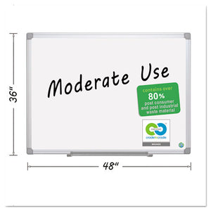 MasterVision® wholesale. Earth Easy-clean Dry Erase Board, White-silver, 36x48. HSD Wholesale: Janitorial Supplies, Breakroom Supplies, Office Supplies.